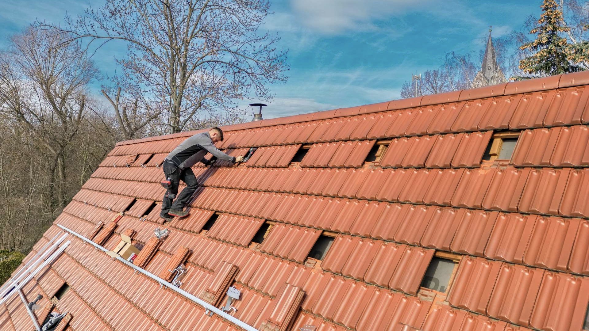 Installation Solaranlage